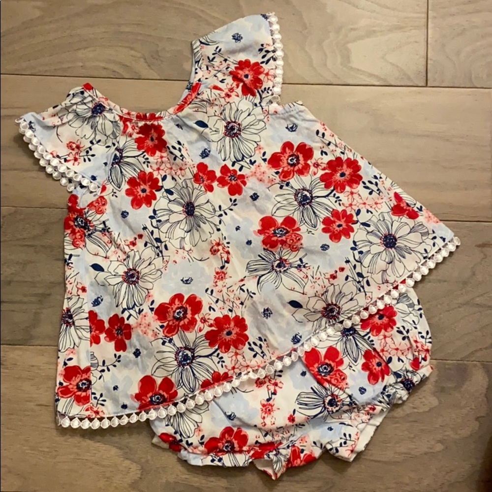 Nautica 2 piece bloomer set